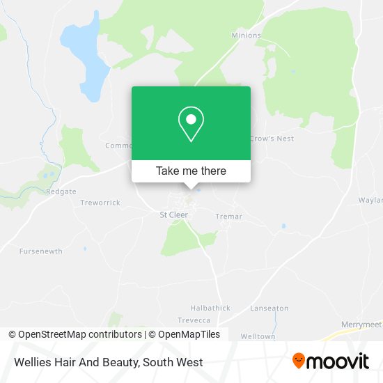 Wellies Hair And Beauty map