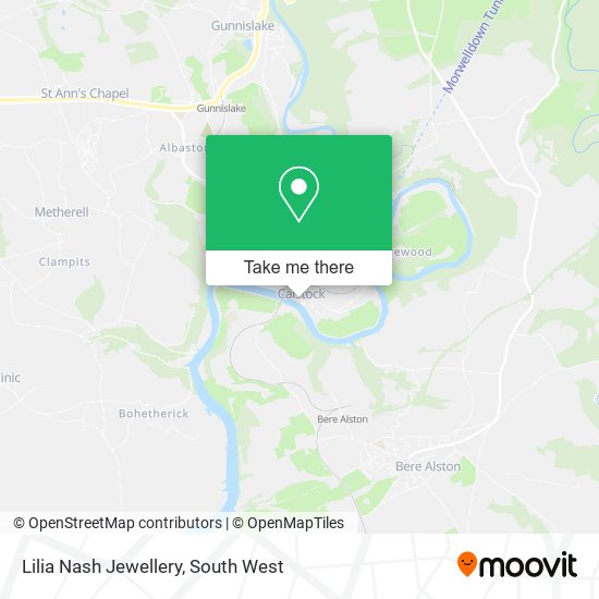 Lilia Nash Jewellery map