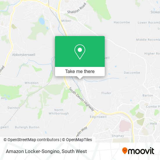 Amazon Locker-Songino map