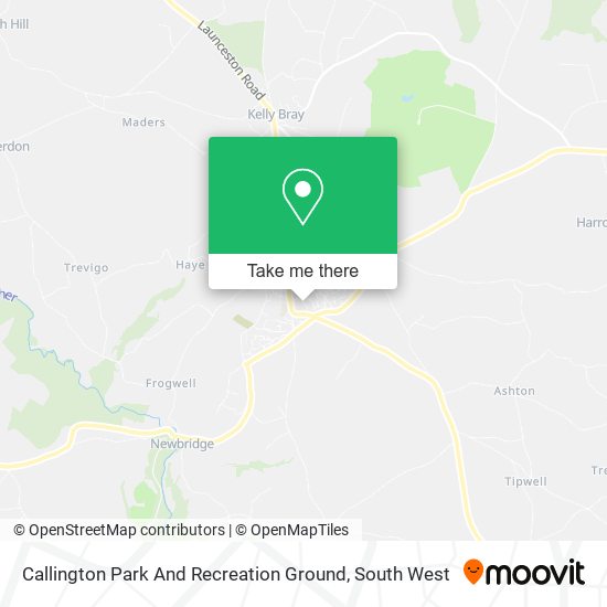 Callington Park And Recreation Ground map