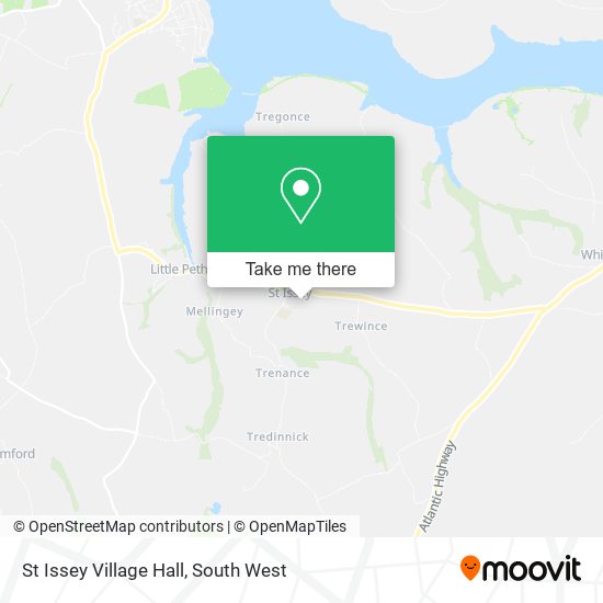 St Issey Village Hall map