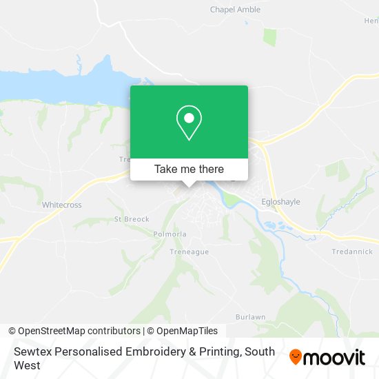 Sewtex Personalised Embroidery & Printing map