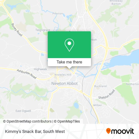 Kimmy's Snack Bar map