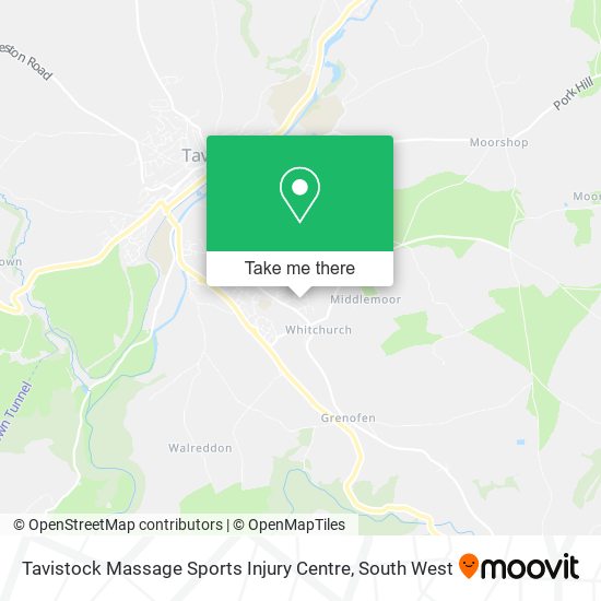 Tavistock Massage Sports Injury Centre map