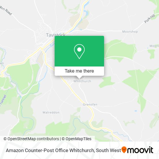 Amazon Counter-Post Office Whitchurch map