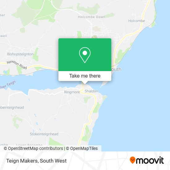 Teign Makers map