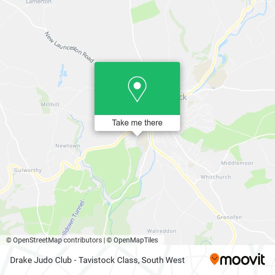 Drake Judo Club - Tavistock Class map