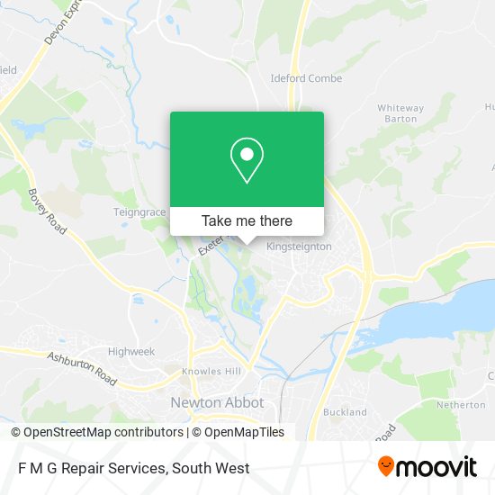 F M G Repair Services map