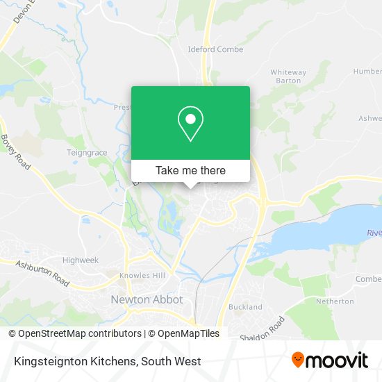 Kingsteignton Kitchens map