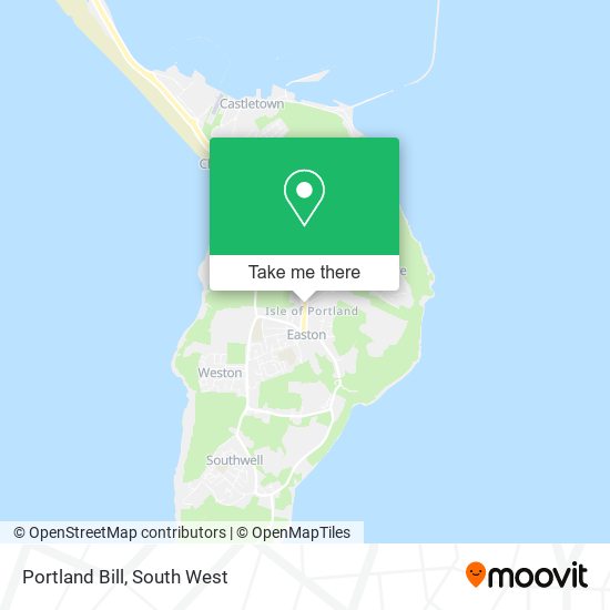 Portland Bill map