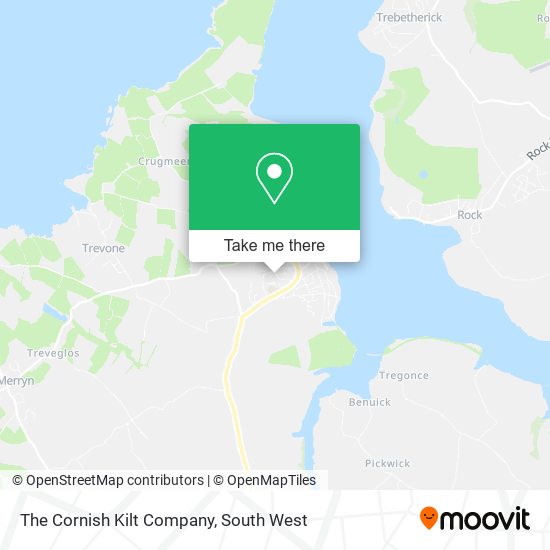 The Cornish Kilt Company map