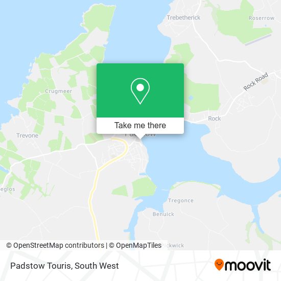 Padstow Touris map