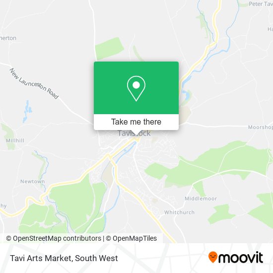 Tavi Arts Market map