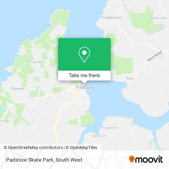 Padstow Skate Park map