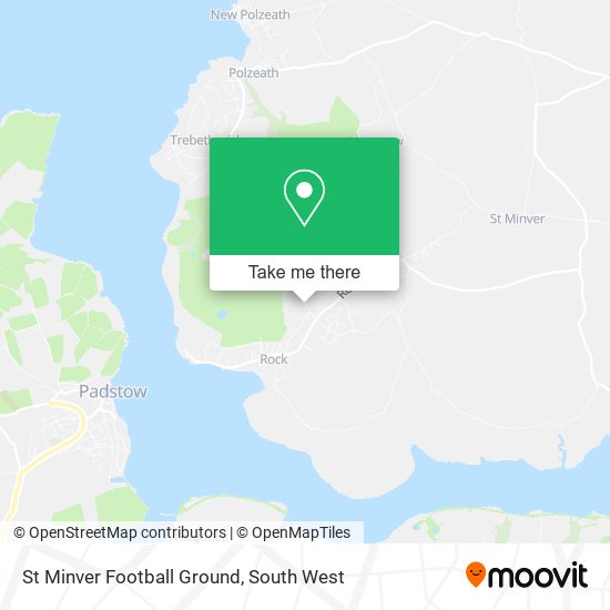 St Minver Football Ground map