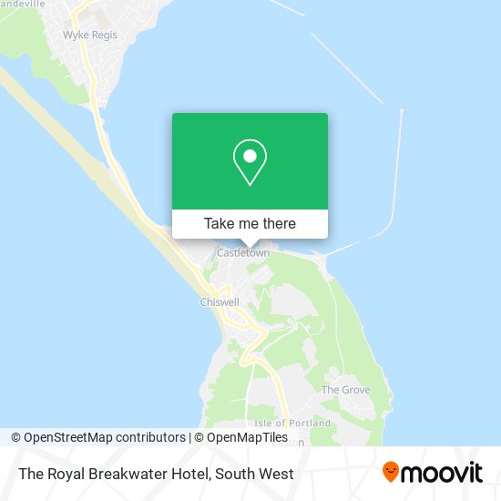 The Royal Breakwater Hotel map