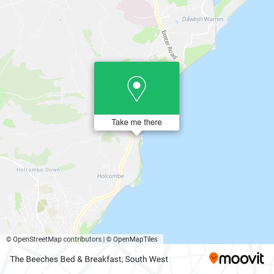 The Beeches Bed & Breakfast map