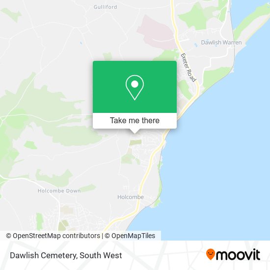 Dawlish Cemetery map