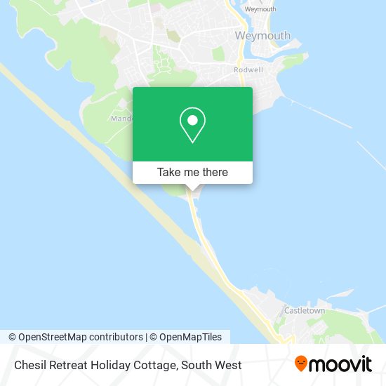 Chesil Retreat Holiday Cottage map