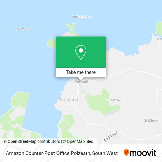 Amazon Counter-Post Office Polzeath map