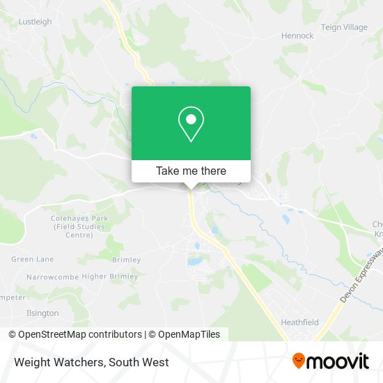 Weight Watchers map