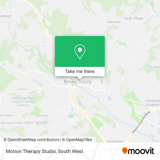 Motion Therapy Studio map
