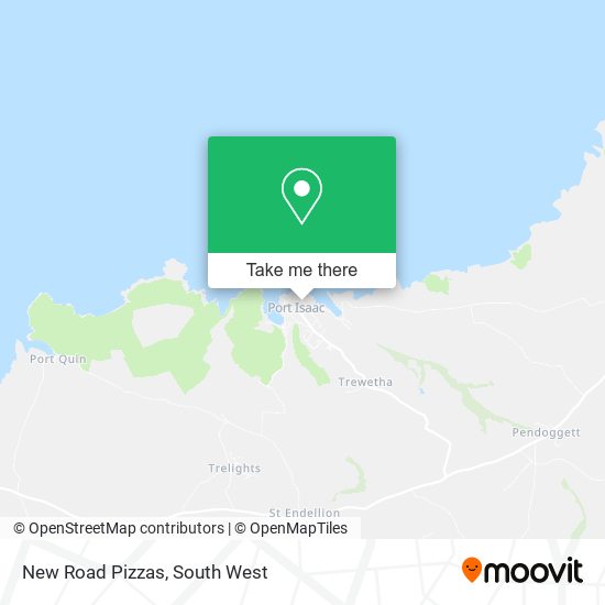 New Road Pizzas map