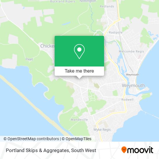 Portland Skips & Aggregates map