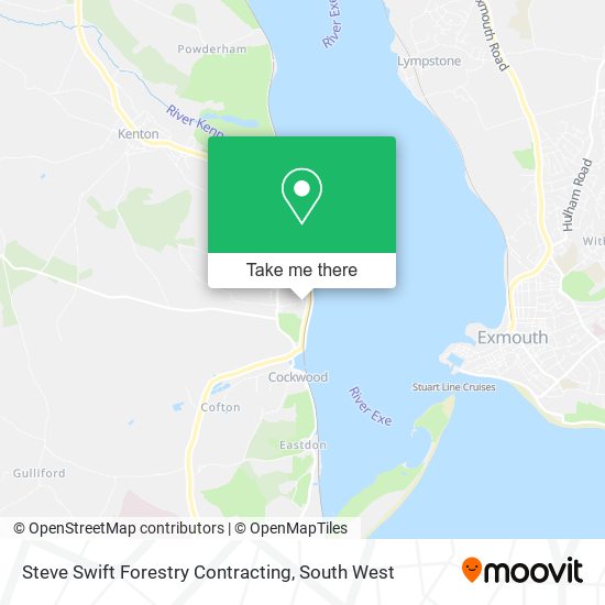 Steve Swift Forestry Contracting map