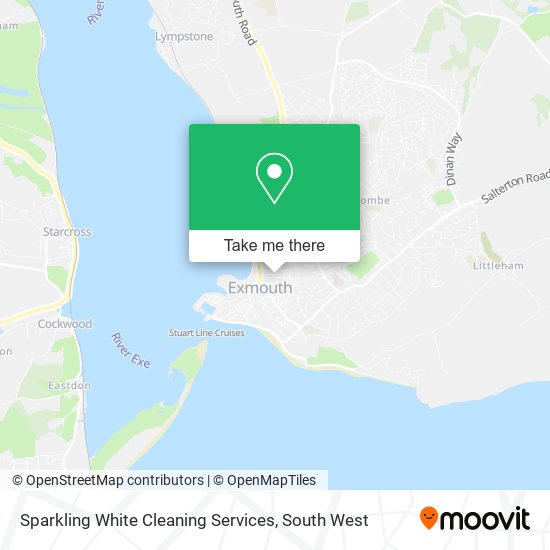 Sparkling White Cleaning Services map