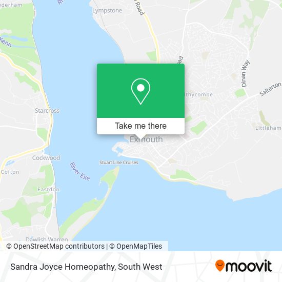 Sandra Joyce Homeopathy map