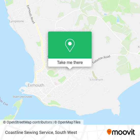 Coastline Sewing Service map