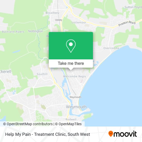 Help My Pain - Treatment Clinic map