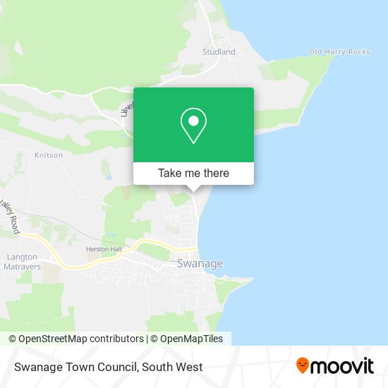 Swanage Town Council map