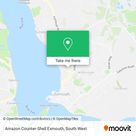 Amazon Counter-Shell Exmouth map