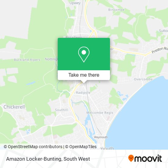 Amazon Locker-Bunting map