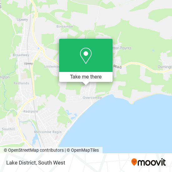 Lake District map