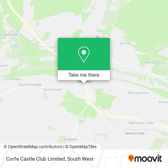 Corfe Castle Club Limited map