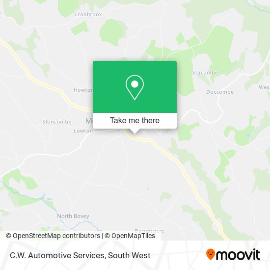 C.W. Automotive Services map