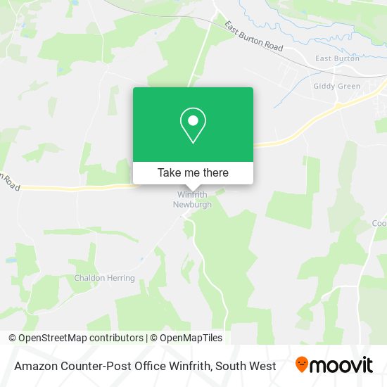 Amazon Counter-Post Office Winfrith map