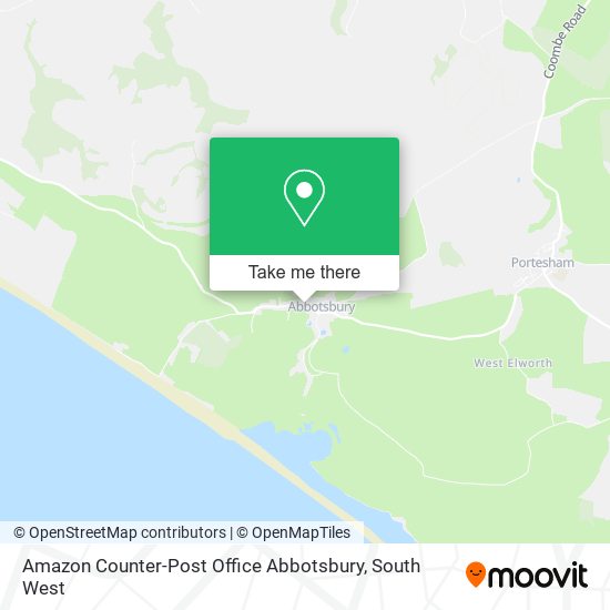 Amazon Counter-Post Office Abbotsbury map