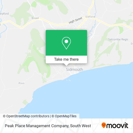 Peak Place Management Company map