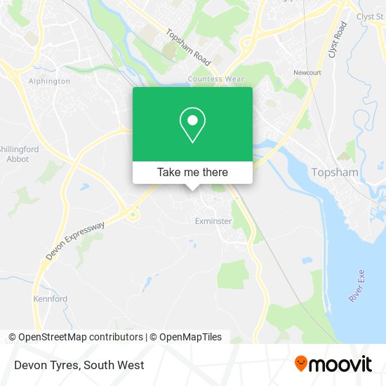 Devon Tyres map