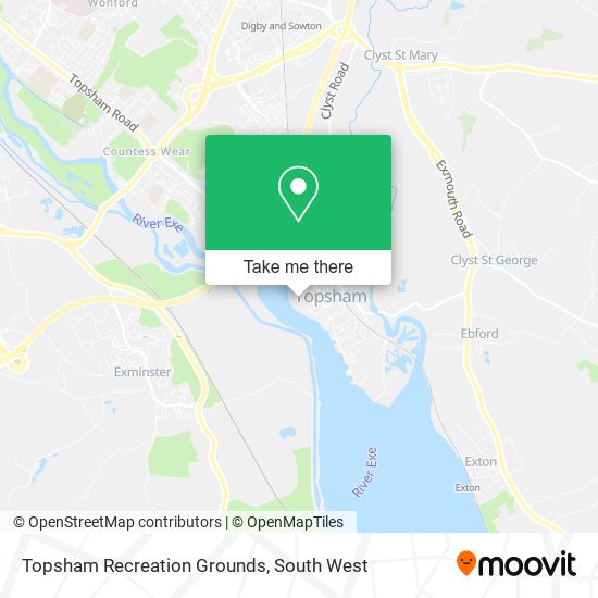 Topsham Recreation Grounds map