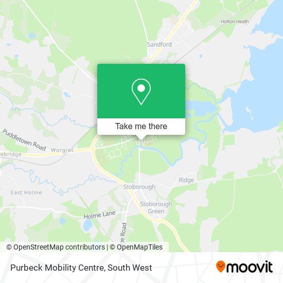 Purbeck Mobility Centre map