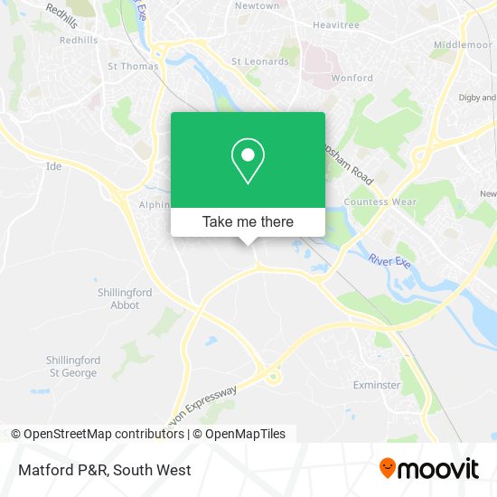 Matford P&R map
