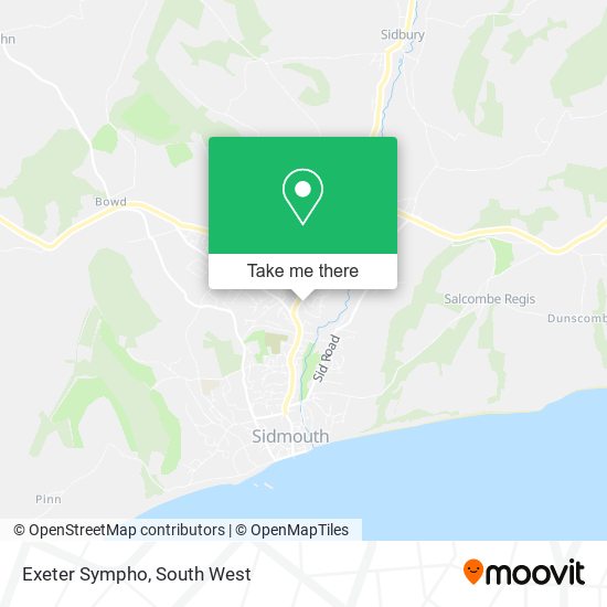 Exeter Sympho map