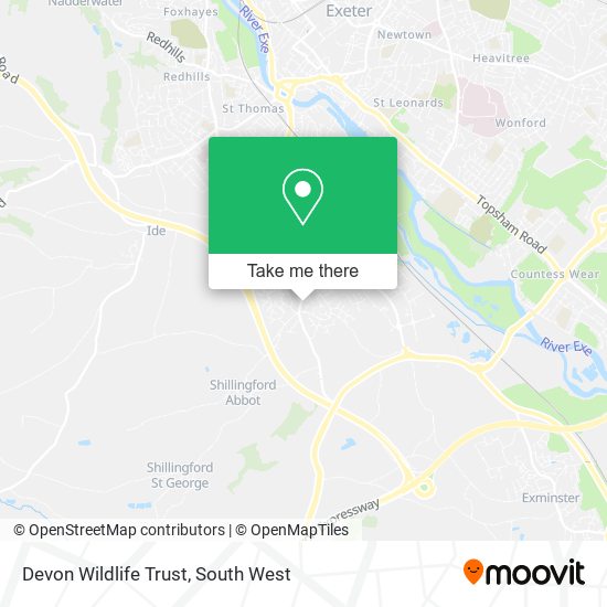 Devon Wildlife Trust map