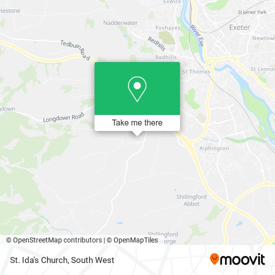 St. Ida's Church map