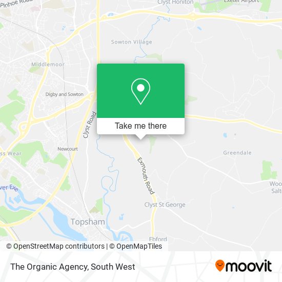 The Organic Agency map
